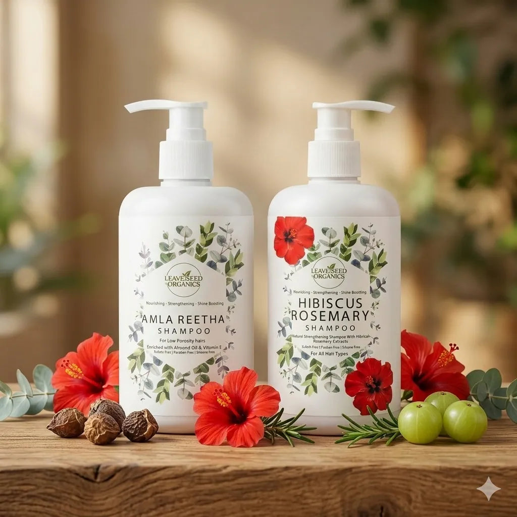 2 in 1 - Hibiscus & Amla Shampoo Bundle